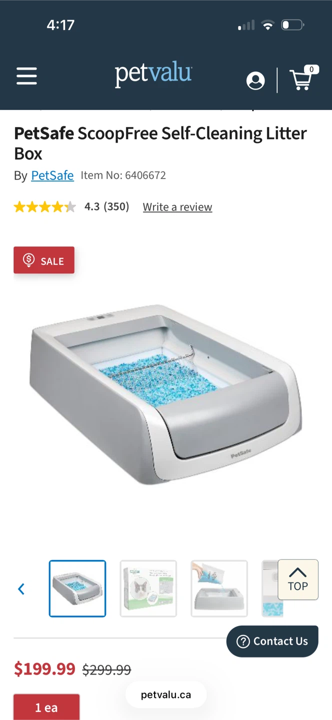 Comes with 2 refills - ScoopFree Self-Cleaning Litter Box