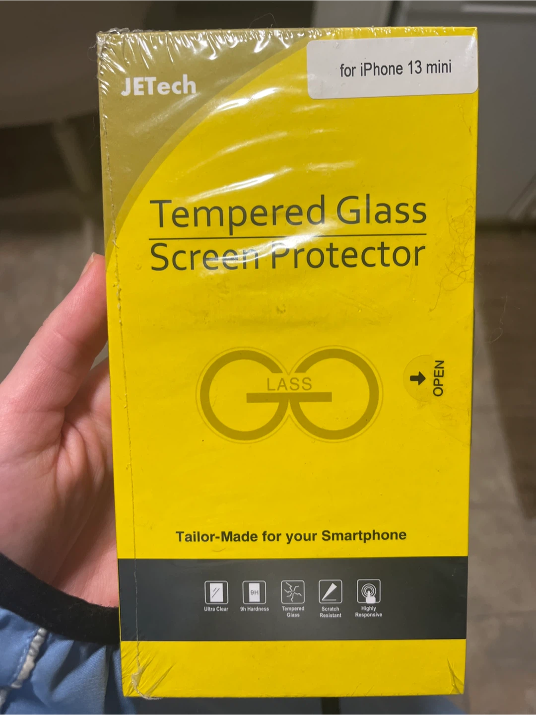 JETech Tempered Glass Screen Protector for iPhone 13 mini
