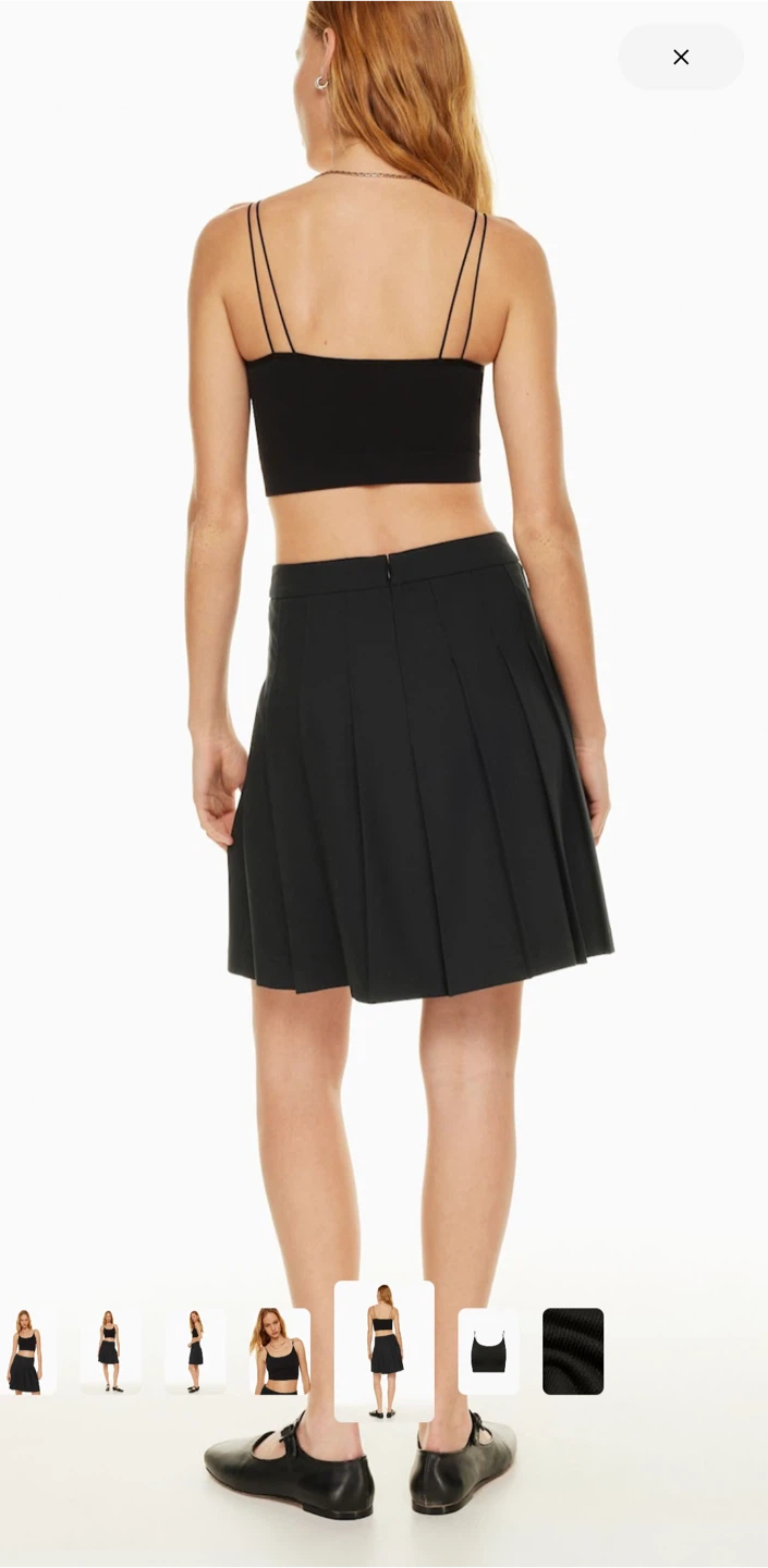 Brand New Aritzia Sunday Best Ribbed Cropped Cami Top – XS - photo 4