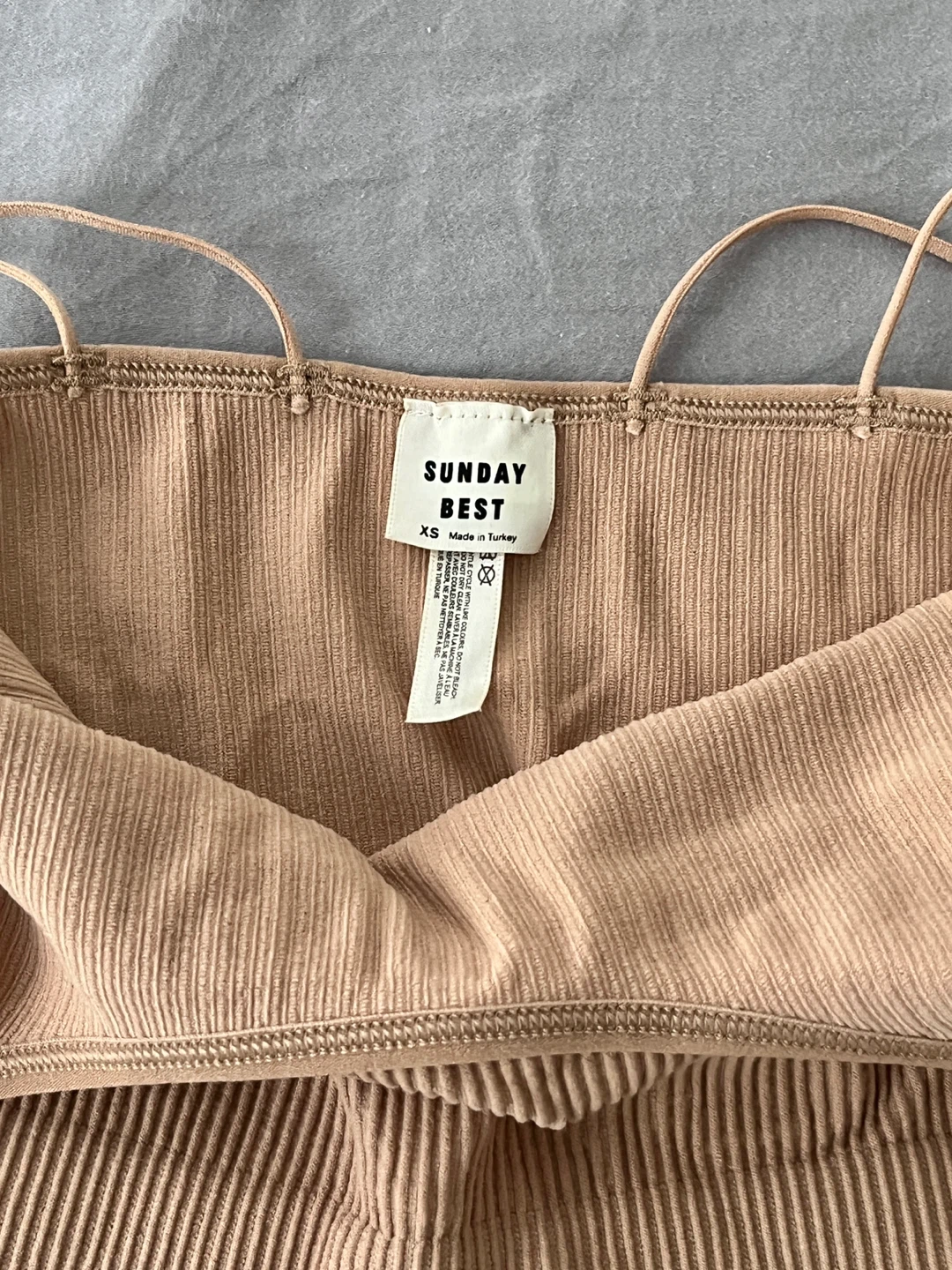 Brand New Aritzia Sunday Best Ribbed Cropped Cami Top – XS - photo 5