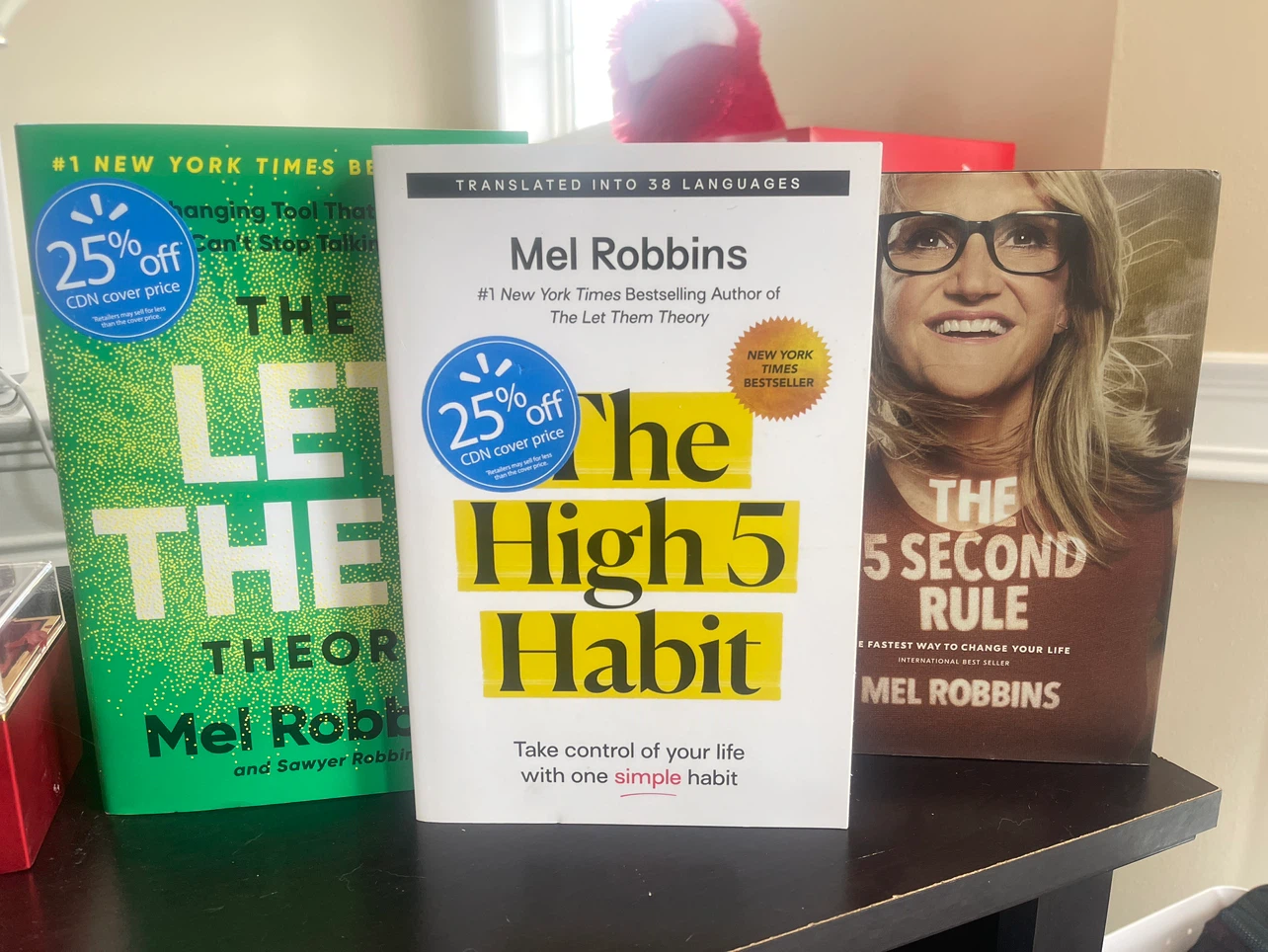 Three Mel Robbins Books