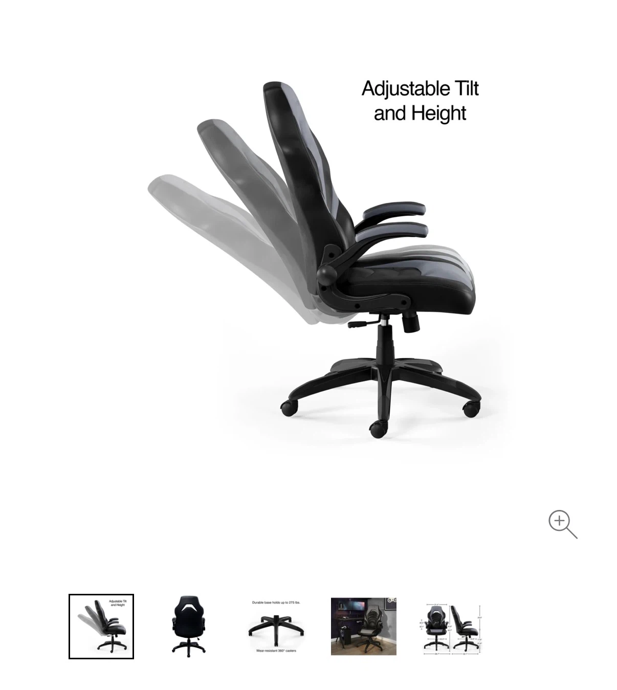 Leather Gaming Chair Emerge Vortex Bonded - photo 4