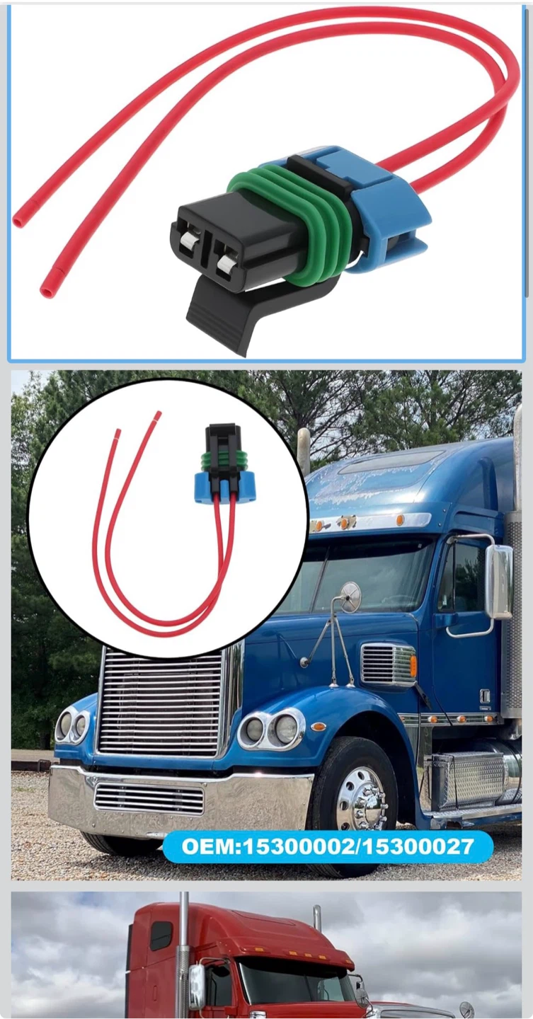2-Pin Electrical Connector for Freightliner
