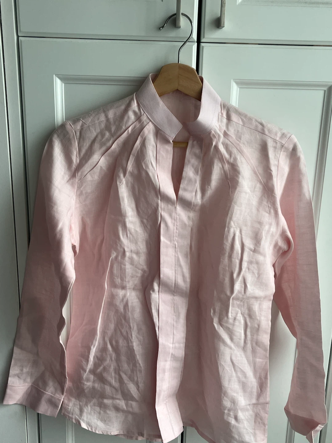 Set of 4 Long-Sleeved Band Collar Shirts - photo 2