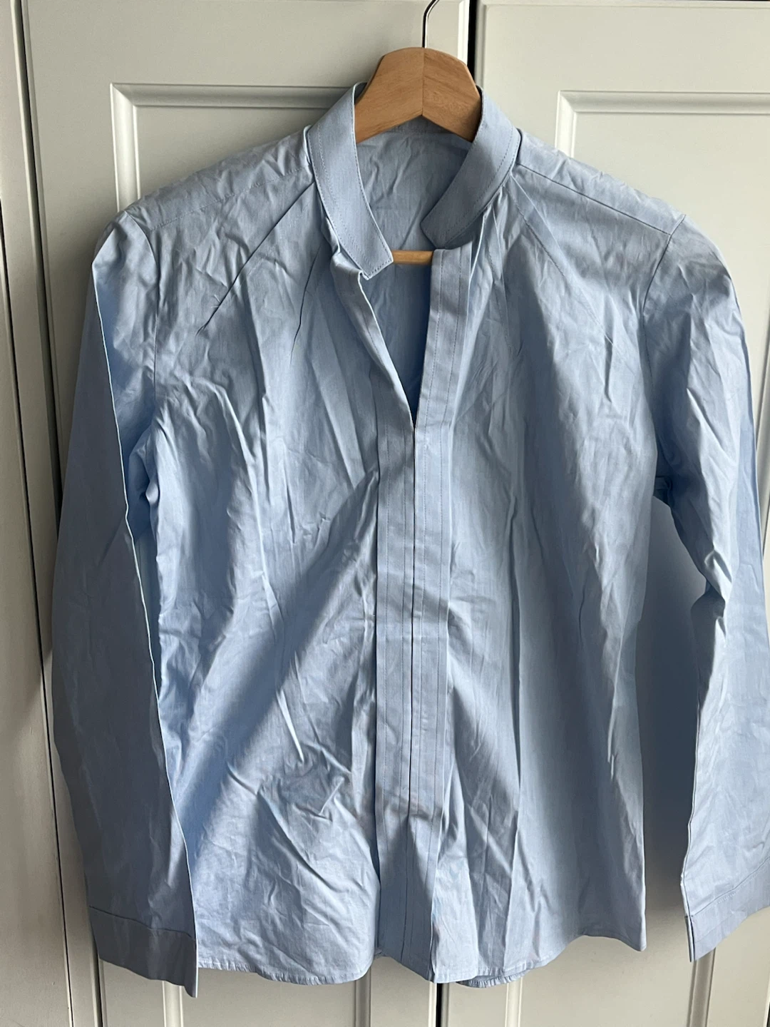 Set of 4 Long-Sleeved Band Collar Shirts - photo 3