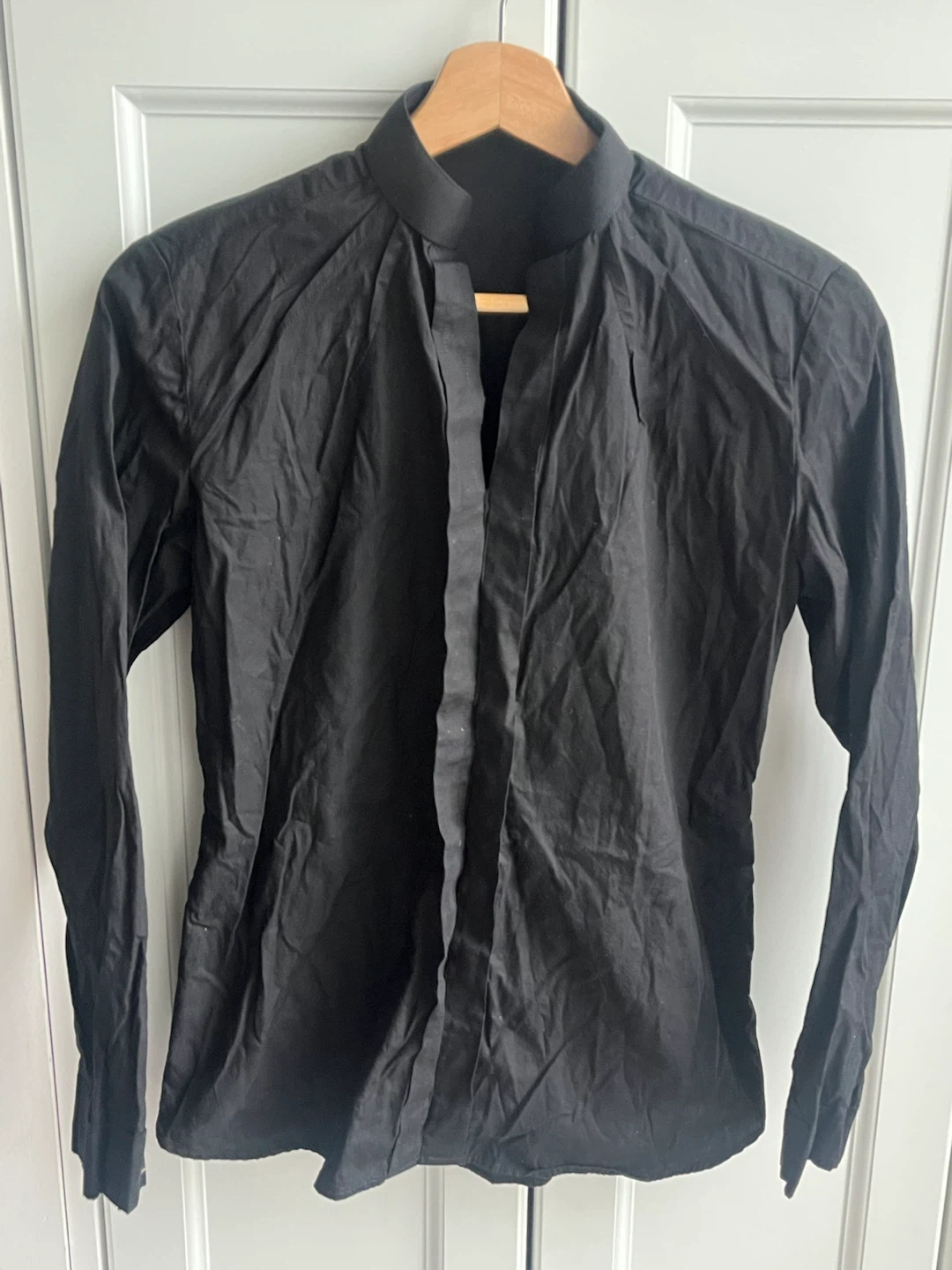 Set of 4 Long-Sleeved Band Collar Shirts - photo 4