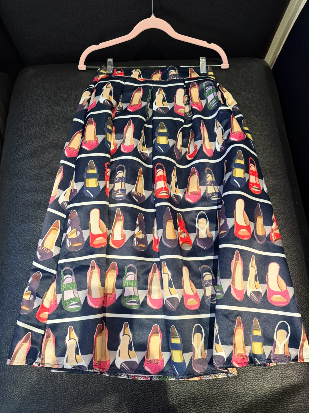 La Robe shoe print skirt