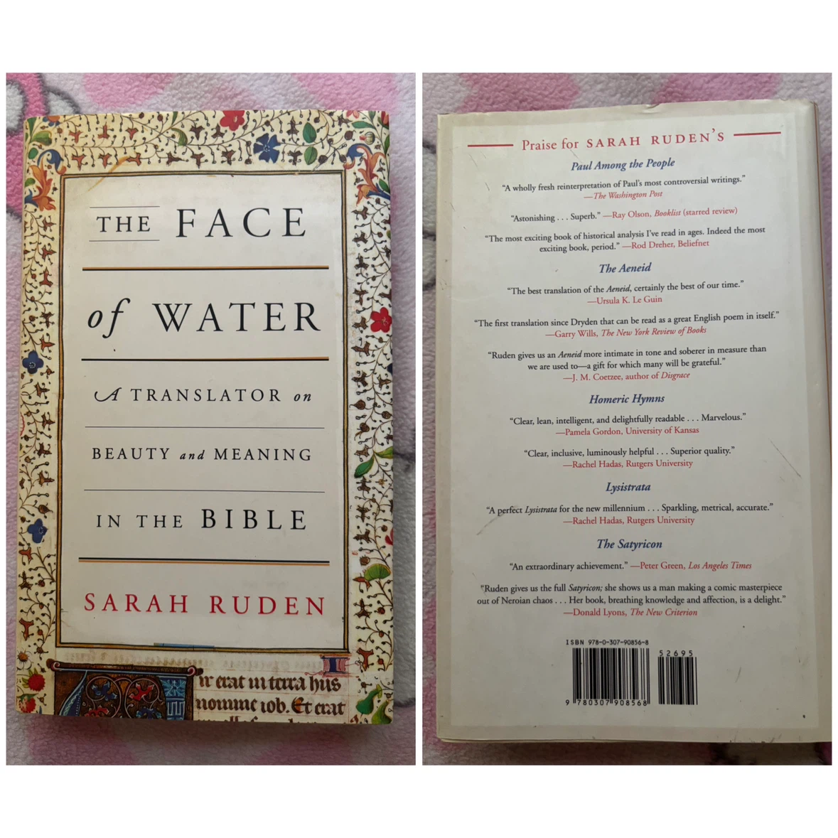 “The Face Of Water” by Sarah Ruden