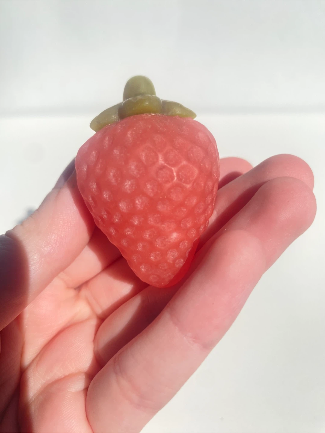Strawberry Quartz carving