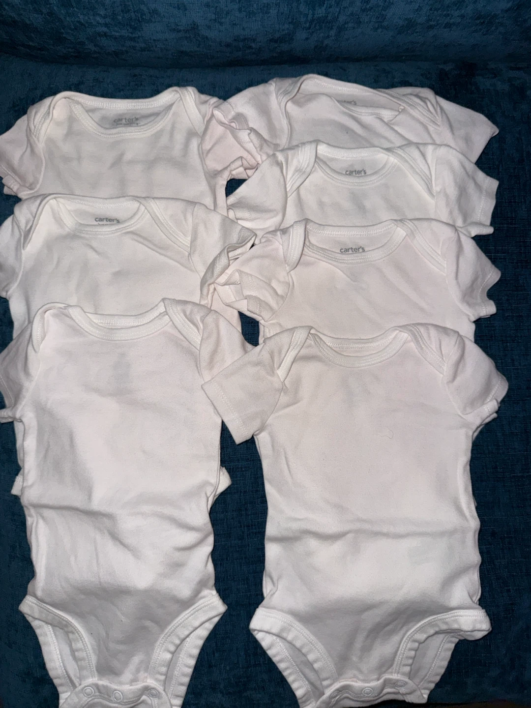 Carter's Baby White Bodysuits - photo 2