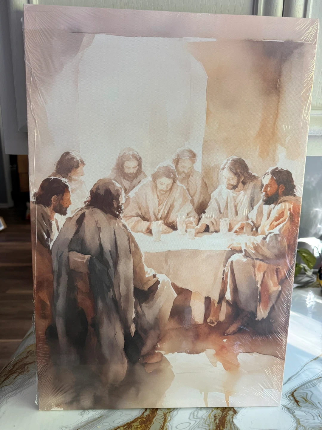 3-Piece Neutral Jesus Canvas Wall Art Set - photo 2