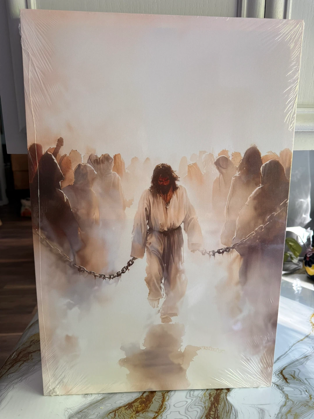 3-Piece Neutral Jesus Canvas Wall Art Set - photo 3