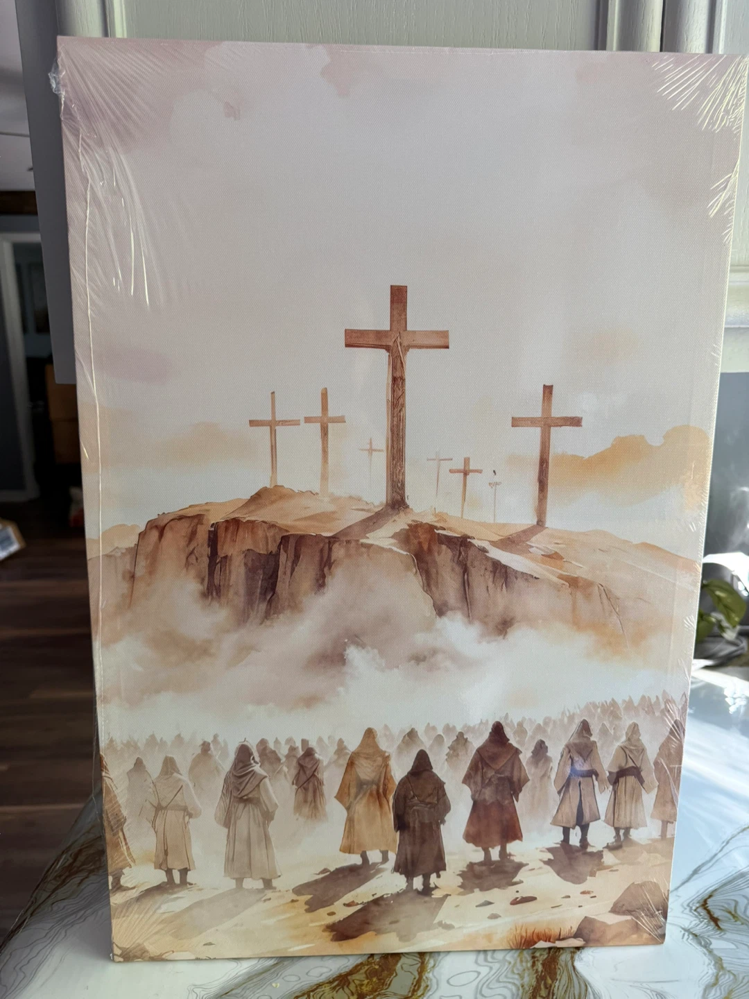 3-Piece Neutral Jesus Canvas Wall Art Set - photo 4