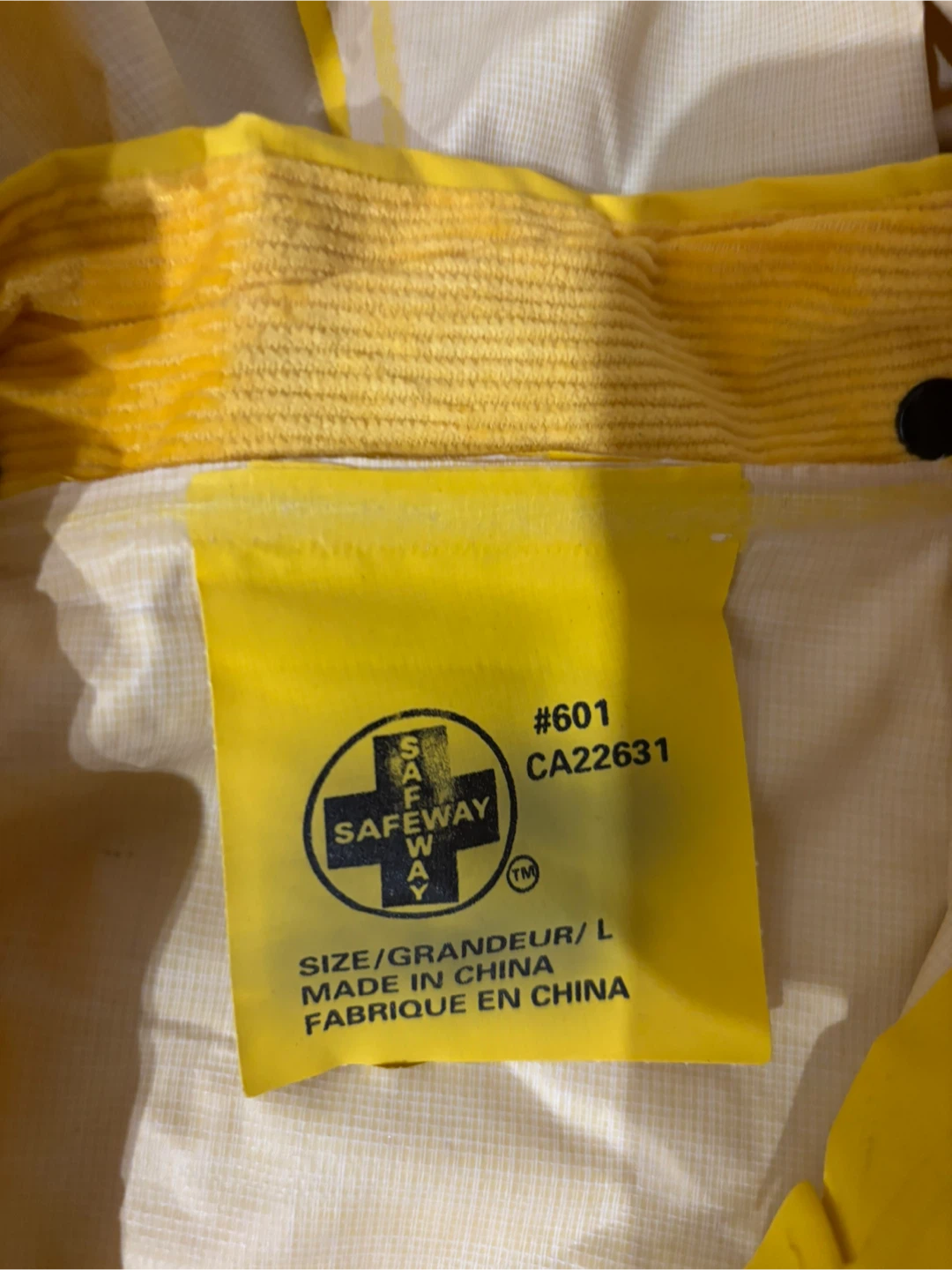 Safeway Yellow Raincoat - photo 2