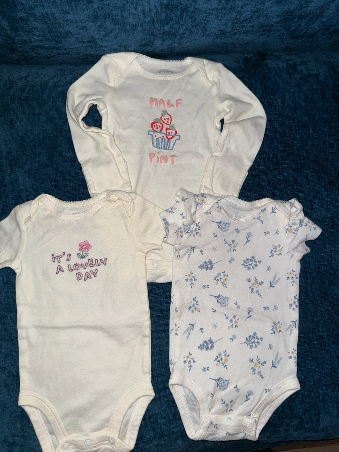 Carter's Baby Bodysuits Set of 3 - photo 2