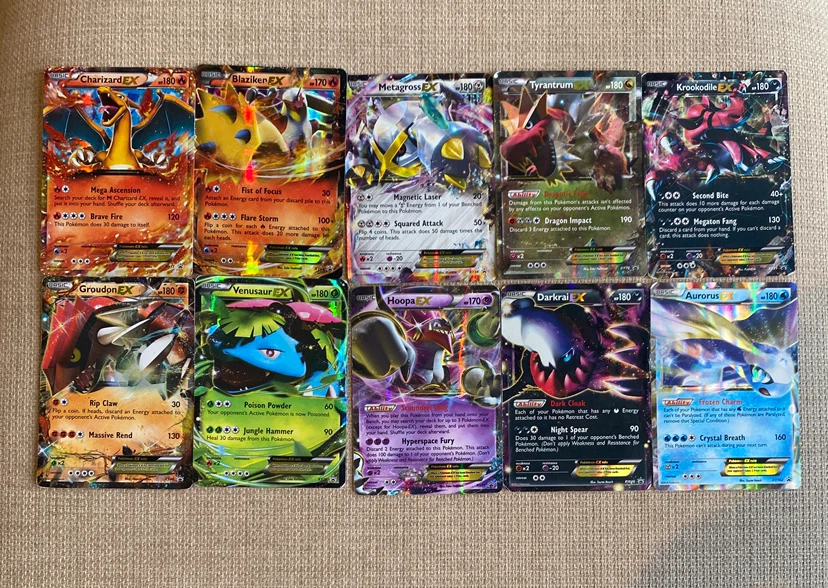 XY Promos Pokemon Cards (All Damaged)