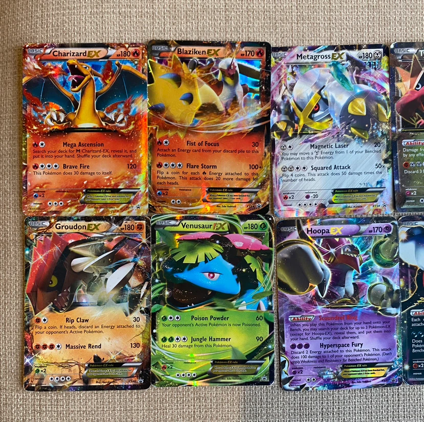 XY Promos Pokemon Cards (All Damaged) - photo 2