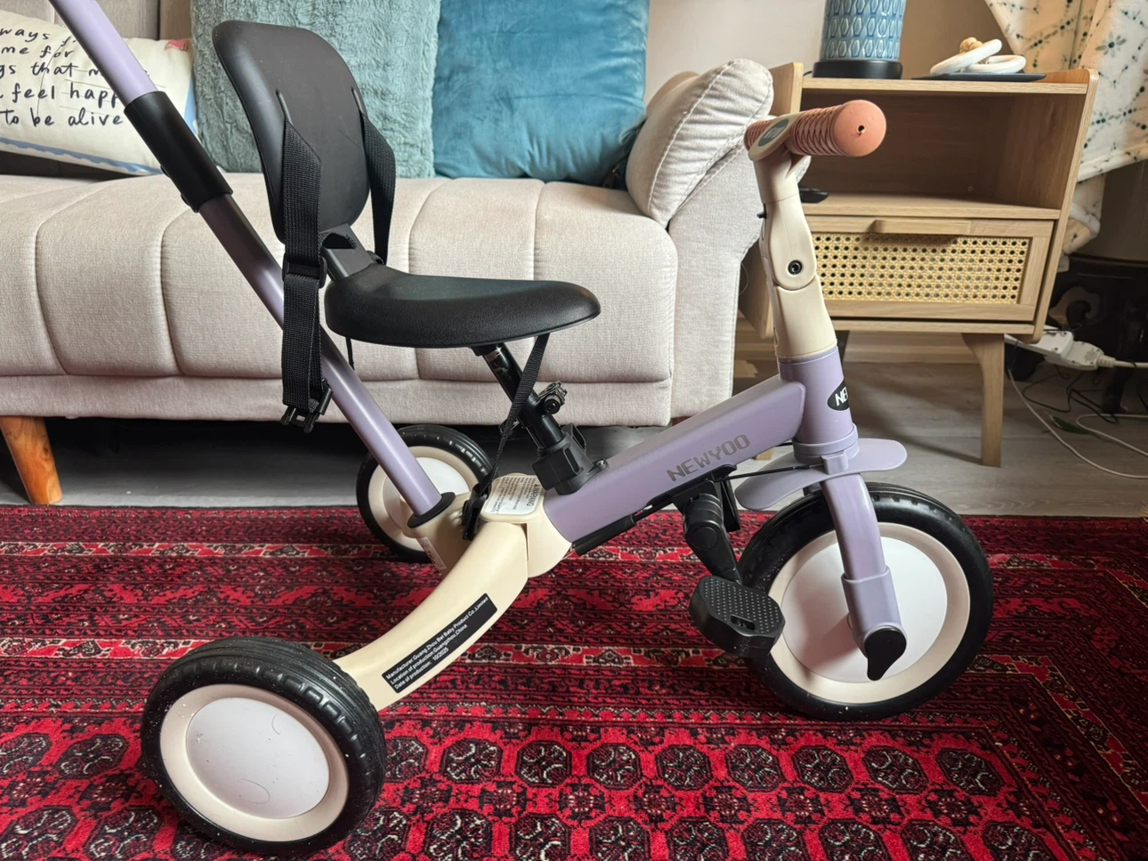 New 5-in-1 Kids Tricycle and Balance Bike