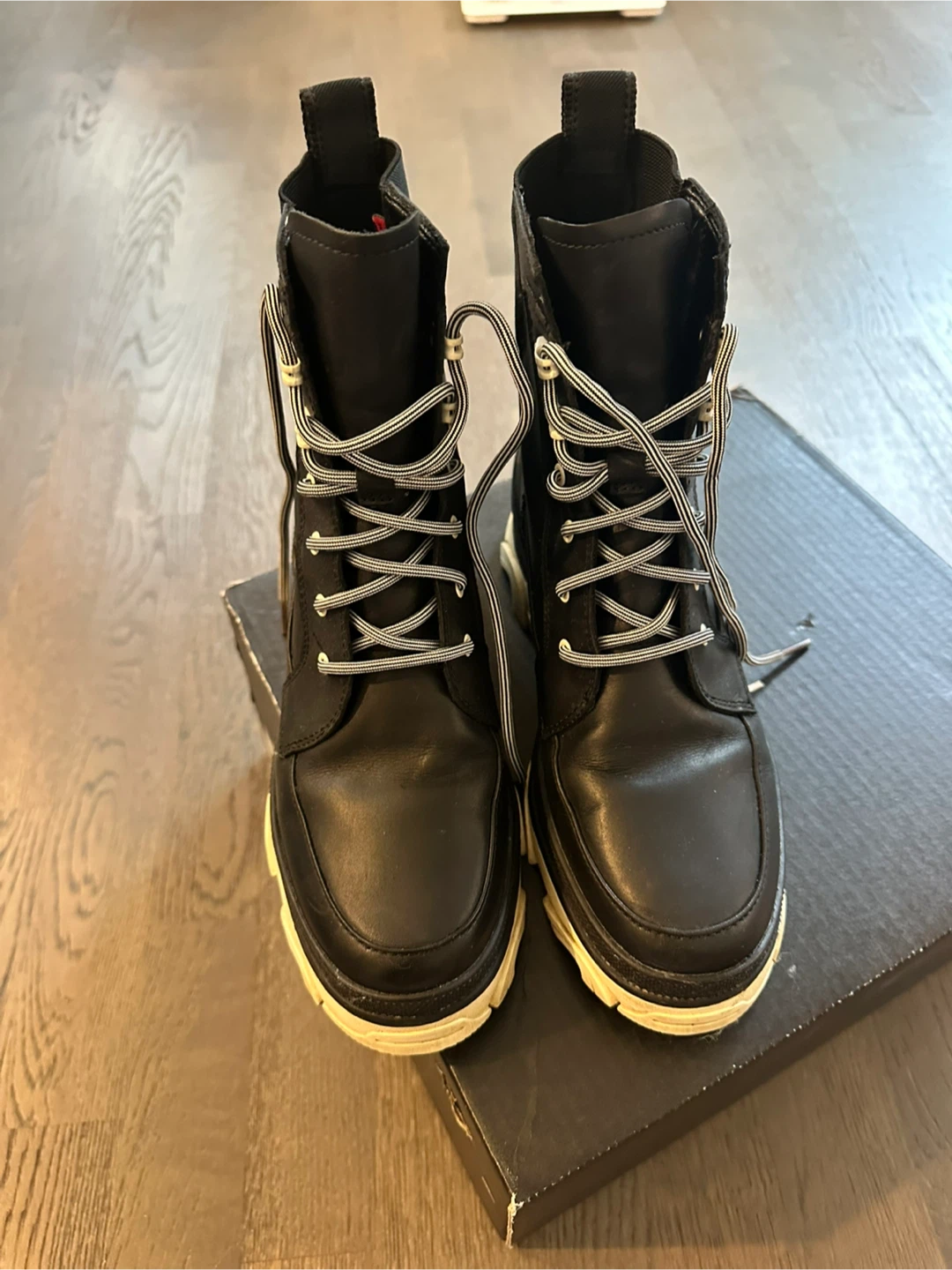 Sorel Brex Lace Waterproof Boots Black Size 7 - photo 3