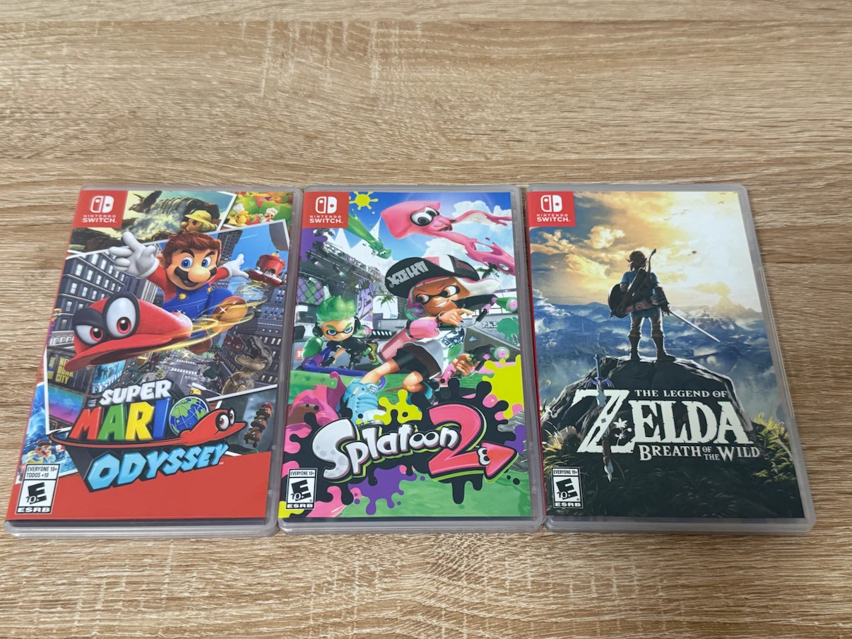 Nintendo Switch Games Bundle (3 Titles)