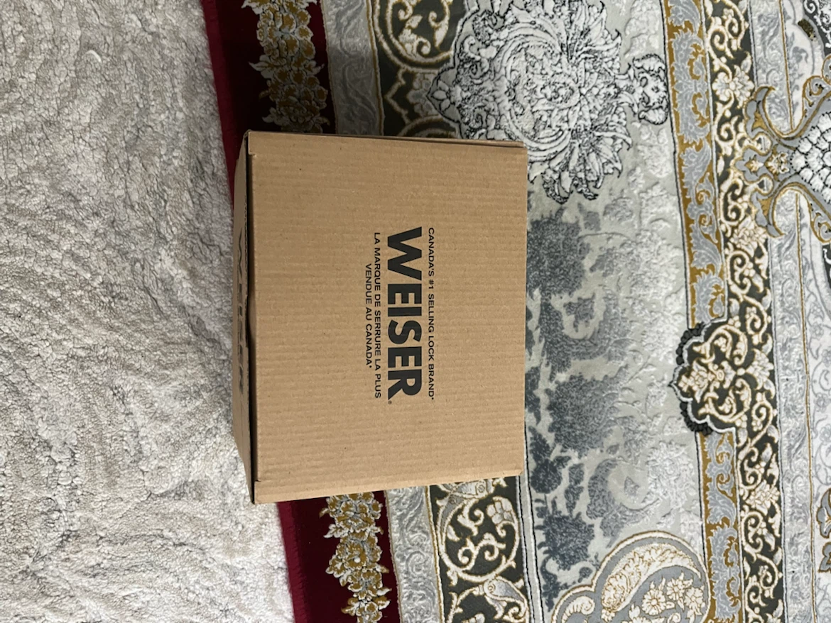 Weiser Halifax Entry Lever Matte Black