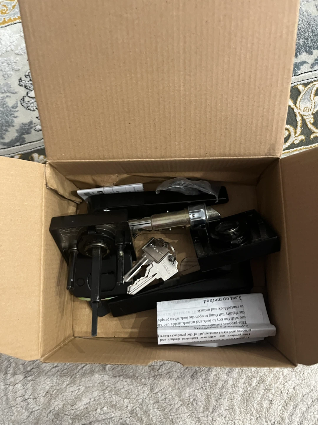 Weiser Halifax Entry Lever Matte Black - photo 4