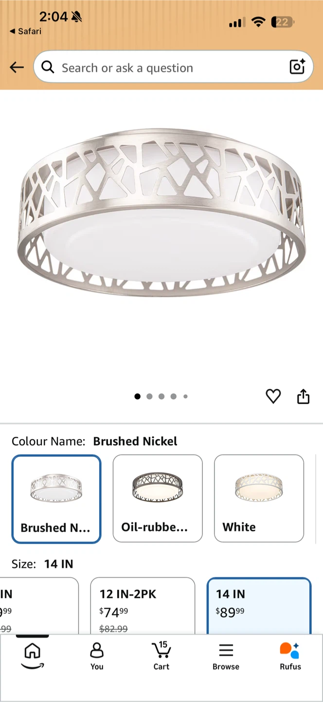 New LED Flush Mount Ceiling Light - photo 2