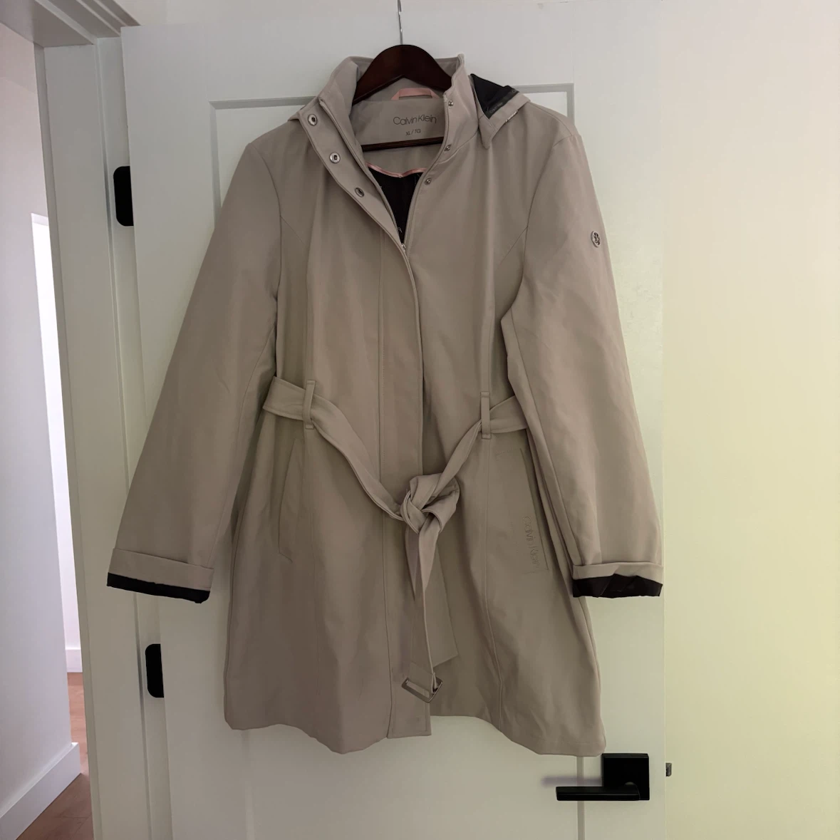 Calvin Klein Beige Trench Coat - photo 2