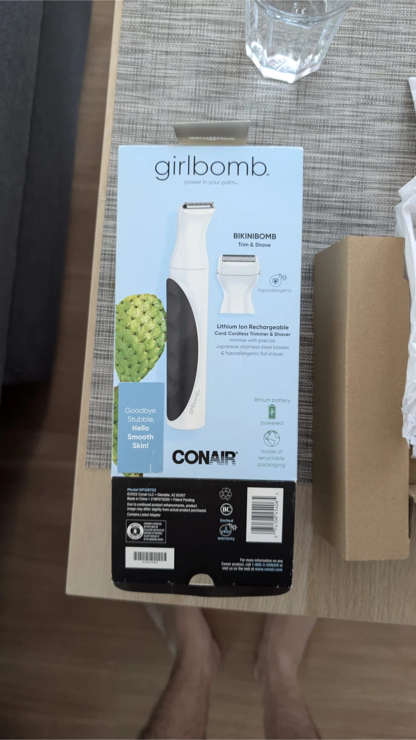 Conair Girlbomb Bikini Trimmer & Shaver (New)