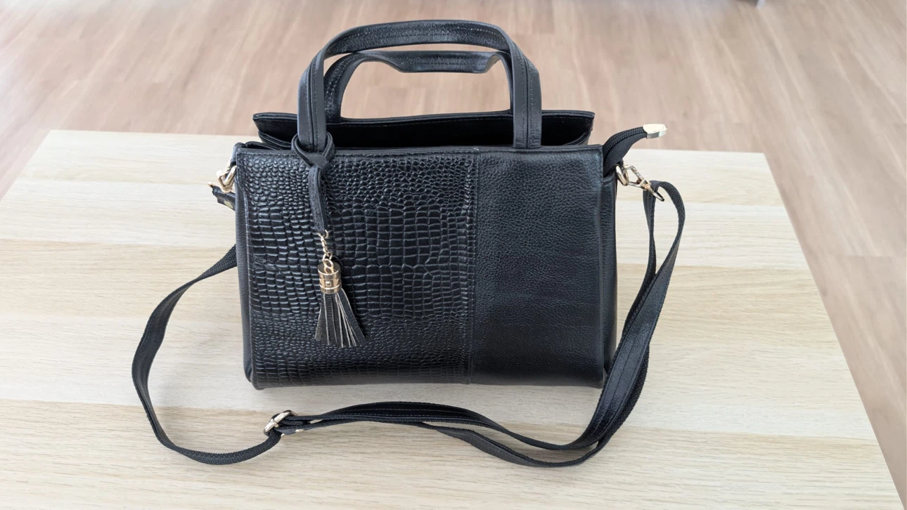 Wenz black Handbag with Shoulder Strap - photo 3