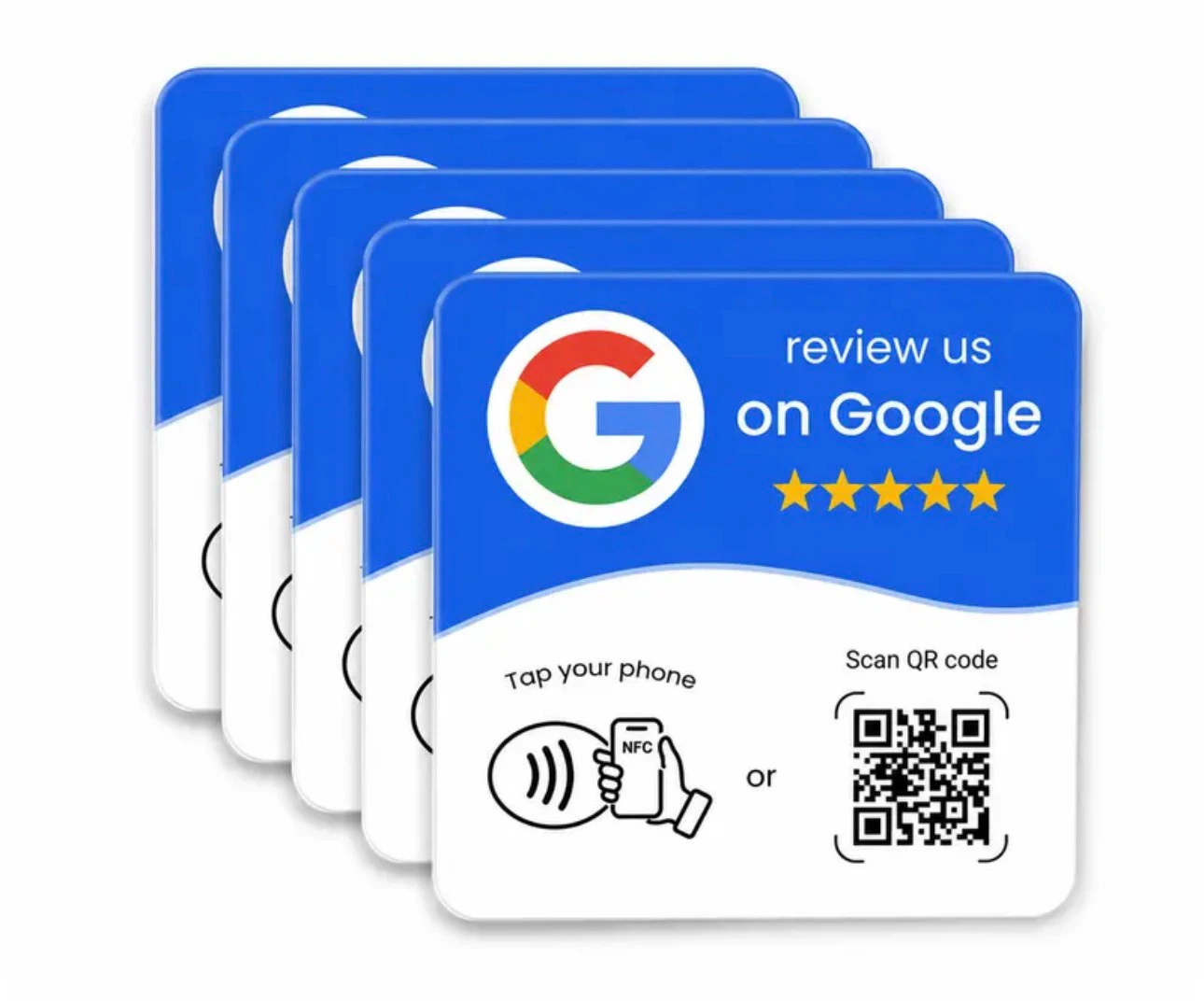 Google Review Cards for Your Shop