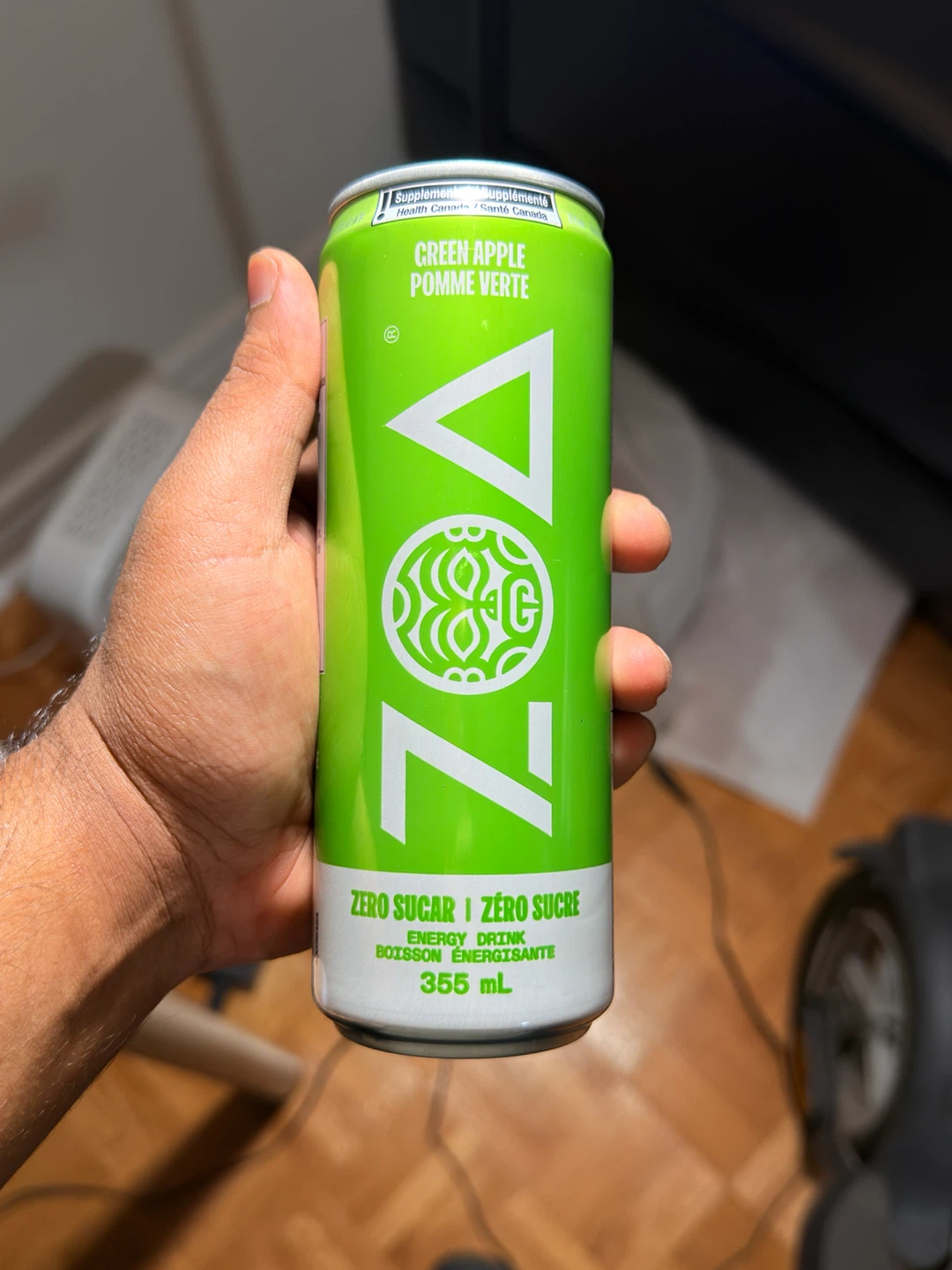 Zoa Green Apple Energy Drink - 24 Packs