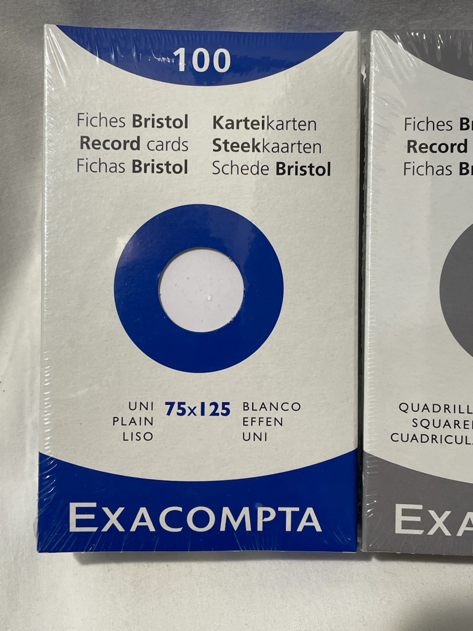 Exacompta Bristol Record Index Cards, 3X5 - photo 2