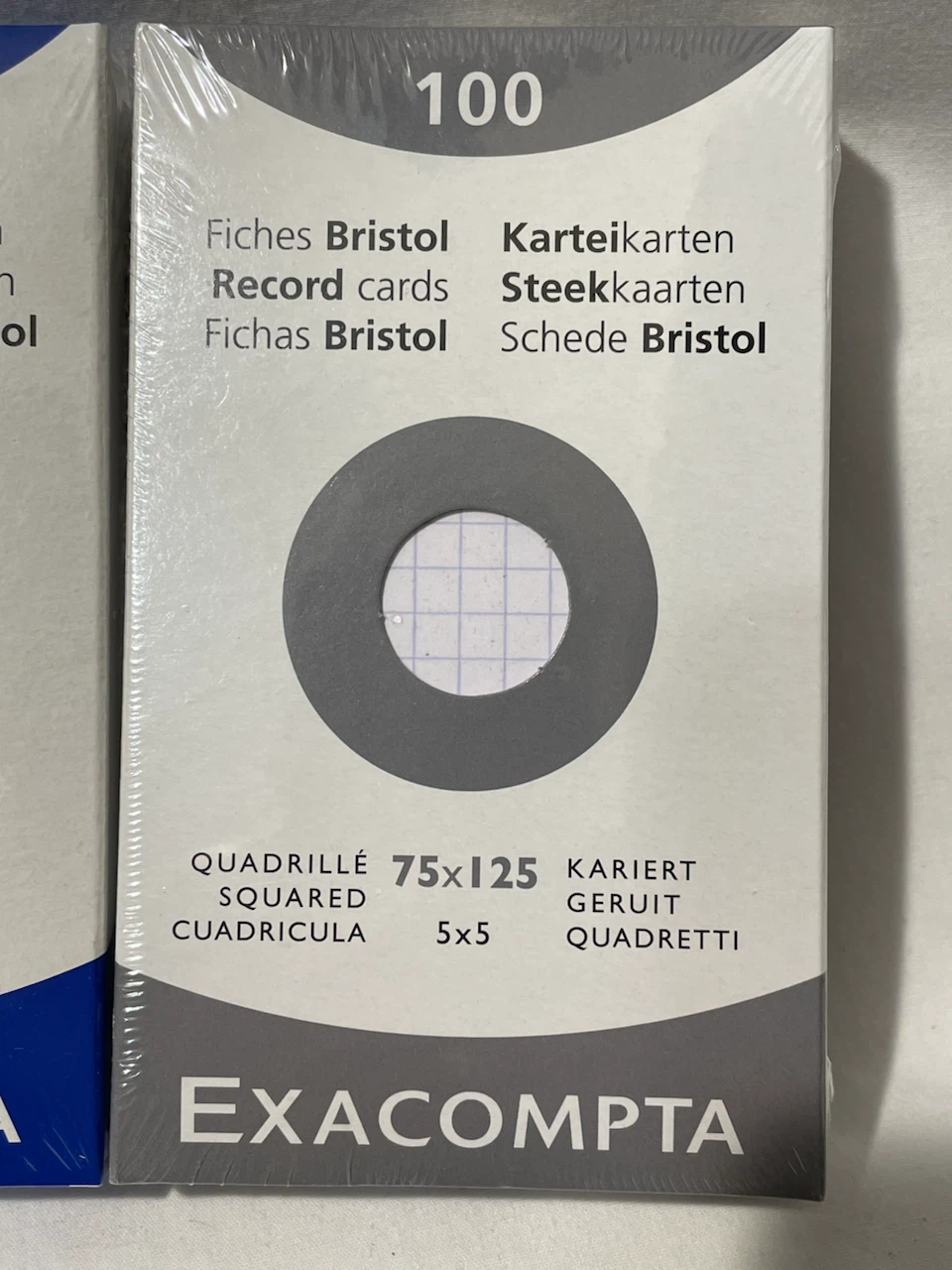 Exacompta Bristol Record Index Cards, 3X5 - photo 3