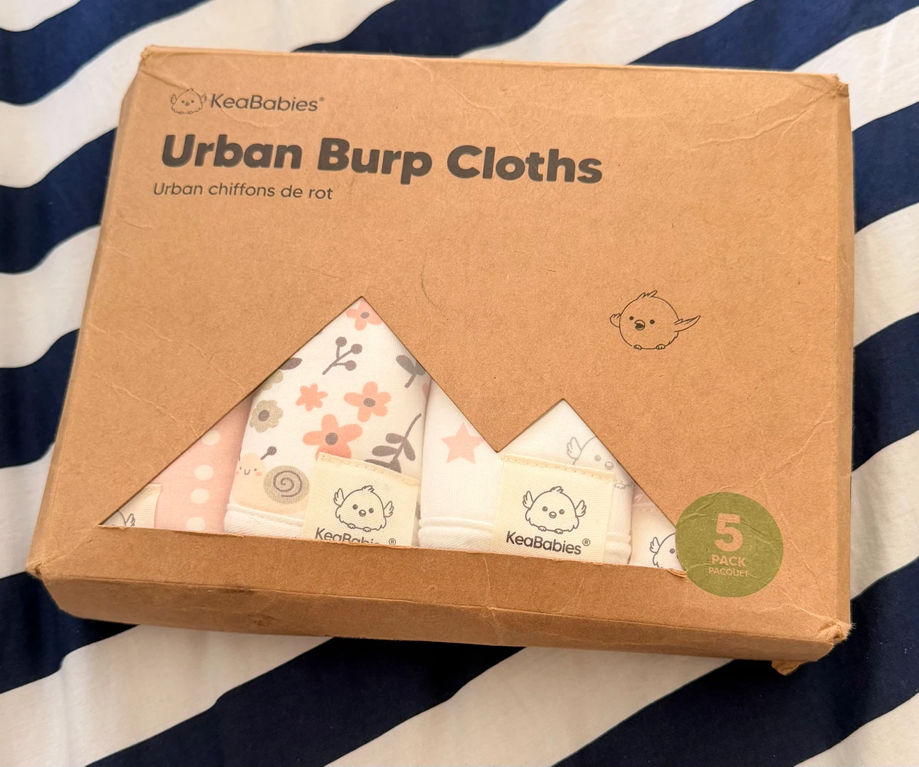 KeaBabies Urban Burp Cloths 4-Pack - photo 3