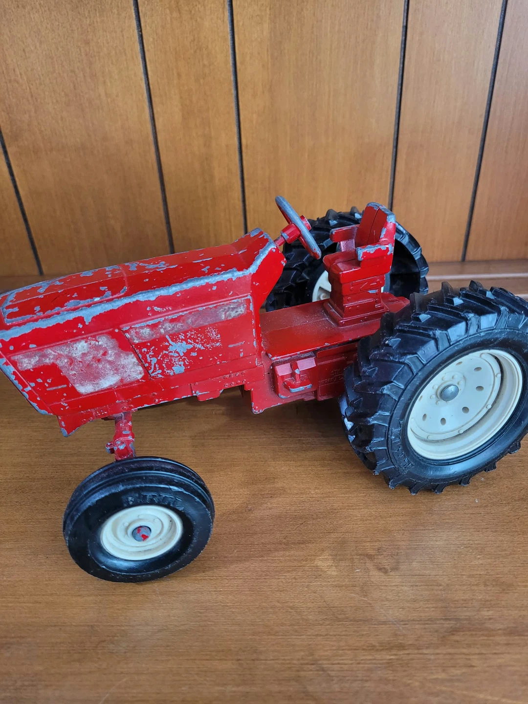 Vintage Ertl Red Toy Tractor