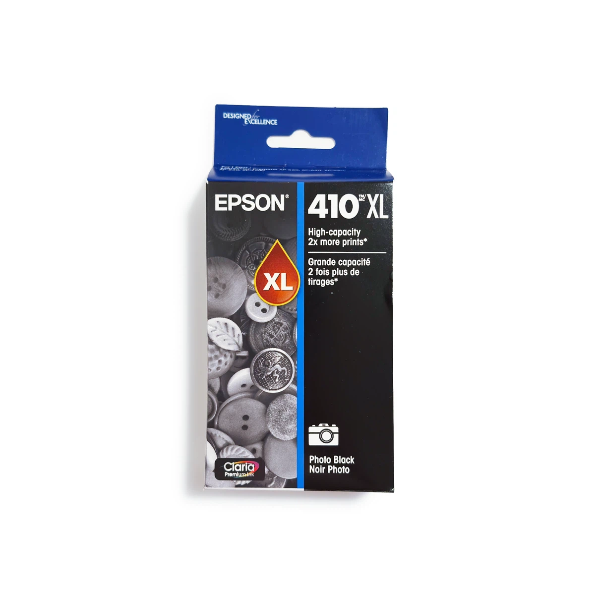 EPSON 410XL Photo Black High-Capacity Ink Cartridge, T410XL120