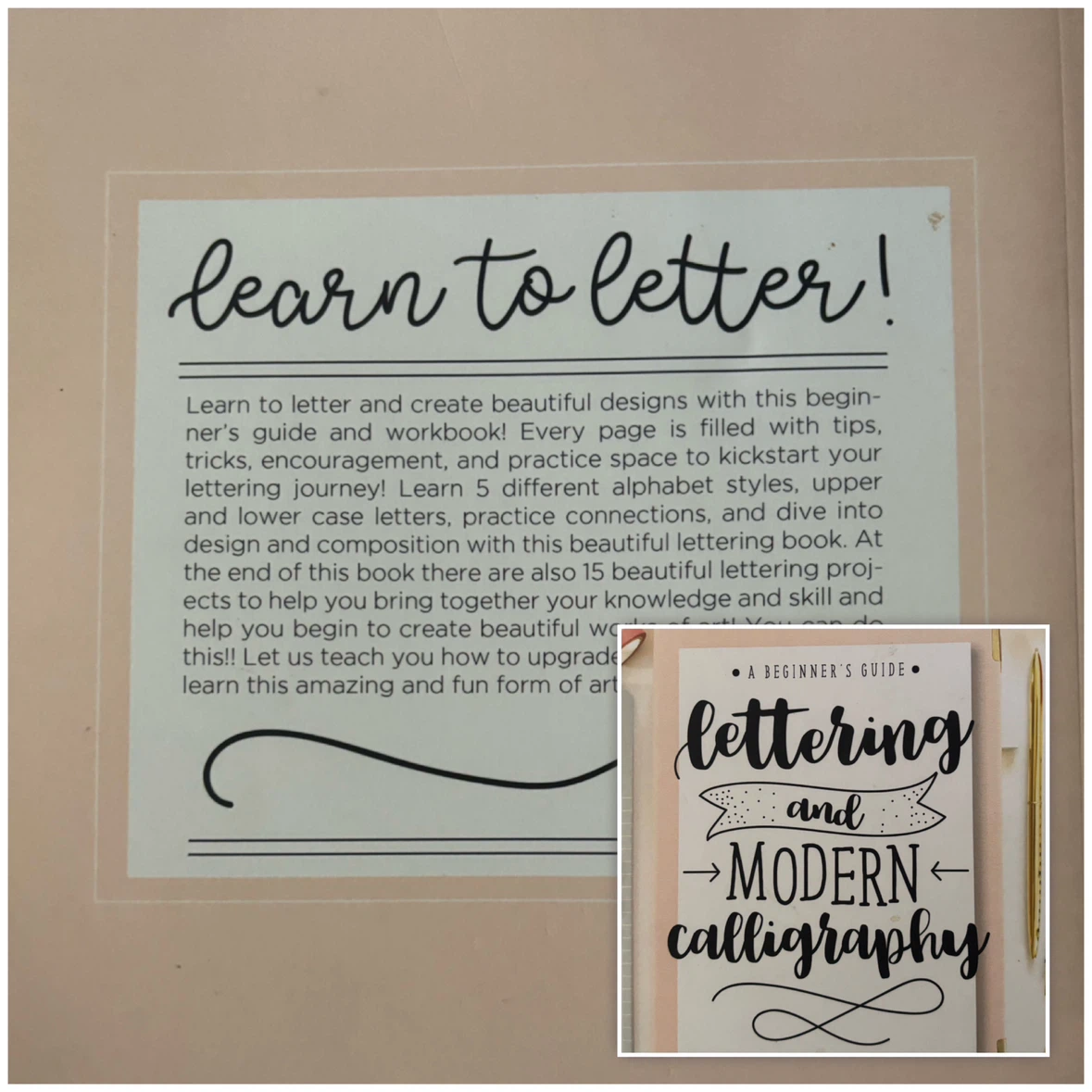 Lettering & Modern Calligraphy Beginner's Guide