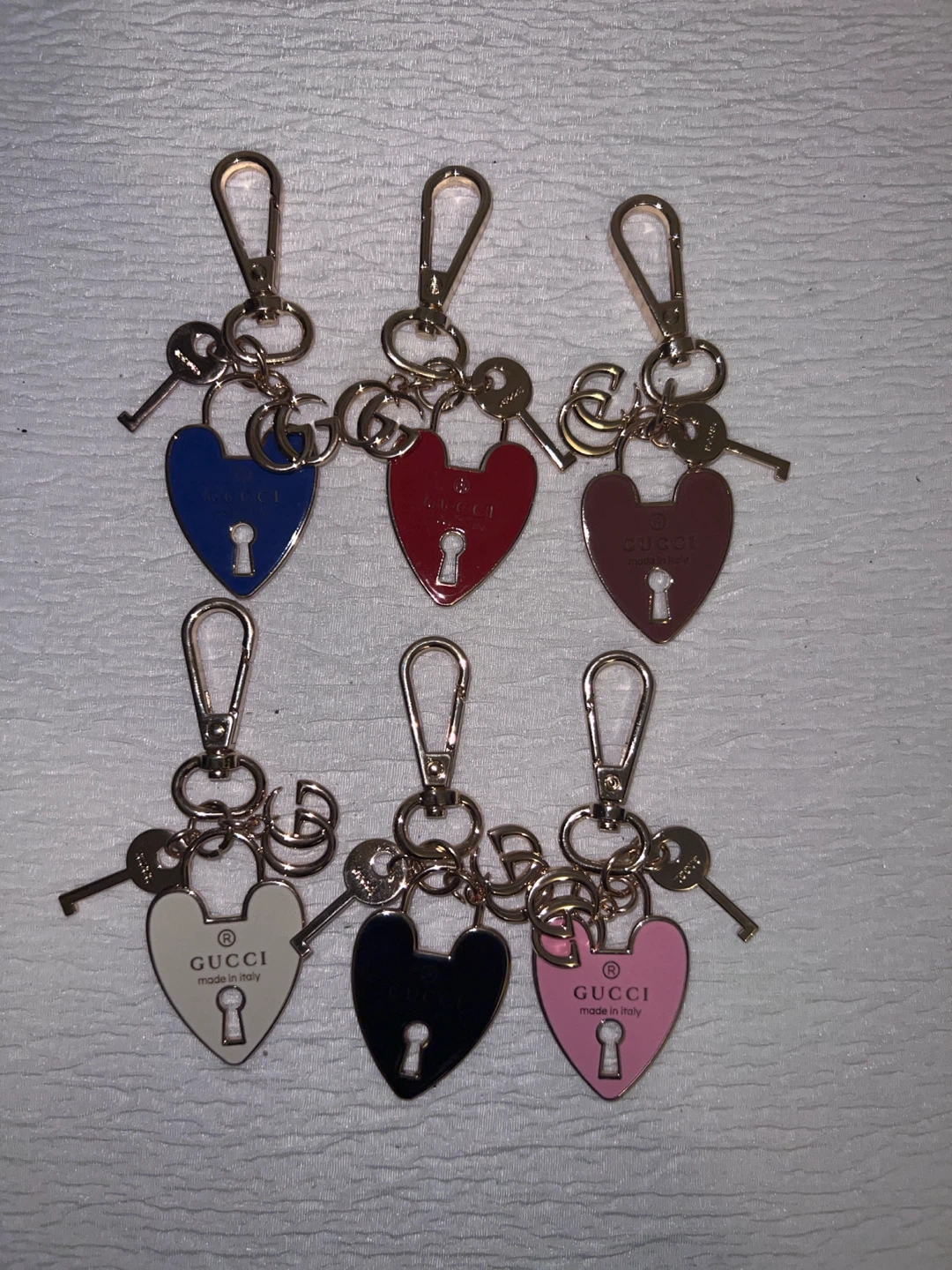 Gucci Heart Lock Bag Charm/Keychain