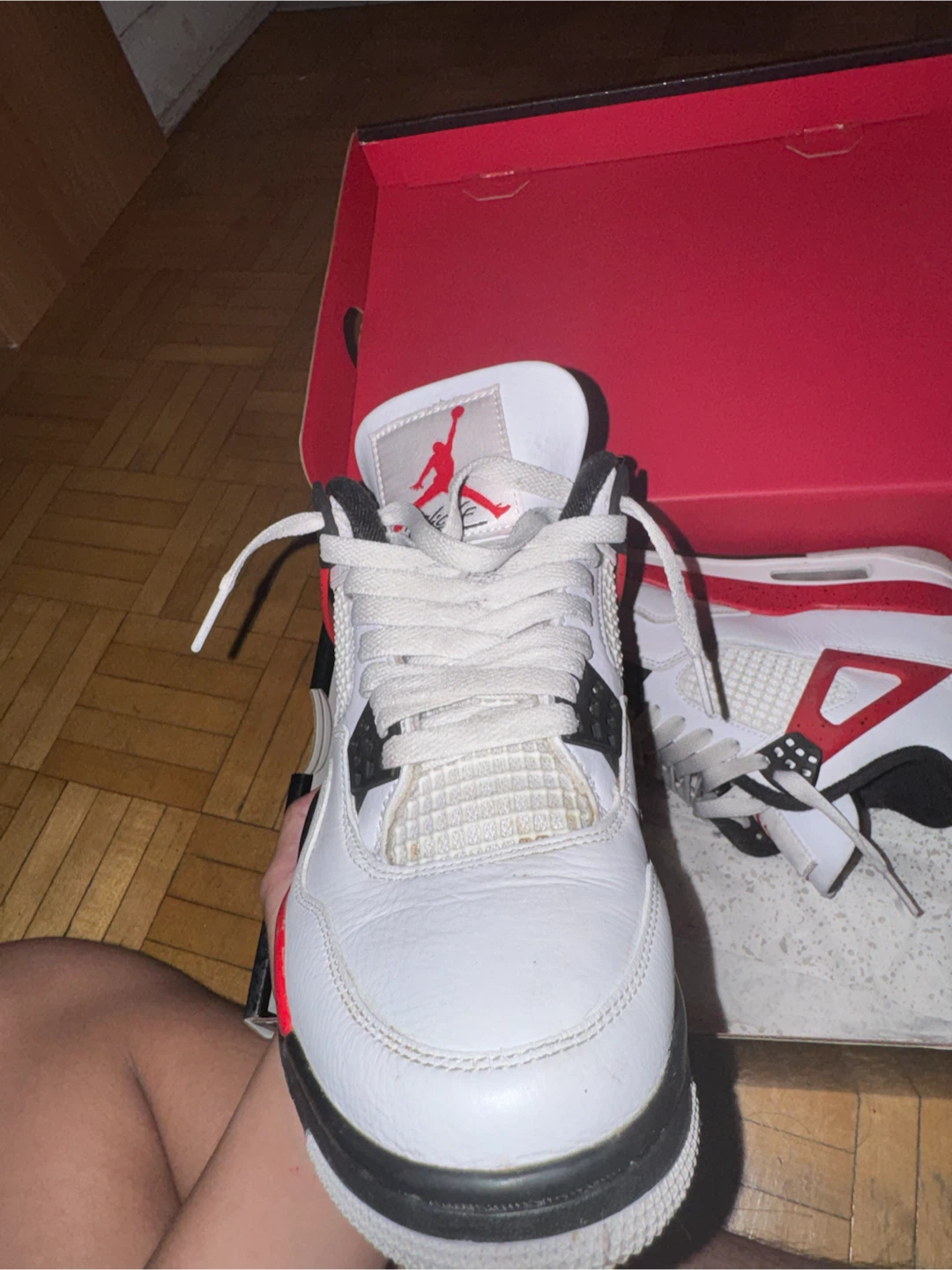 Nike Air Jordan 4 Red Cement - photo 3