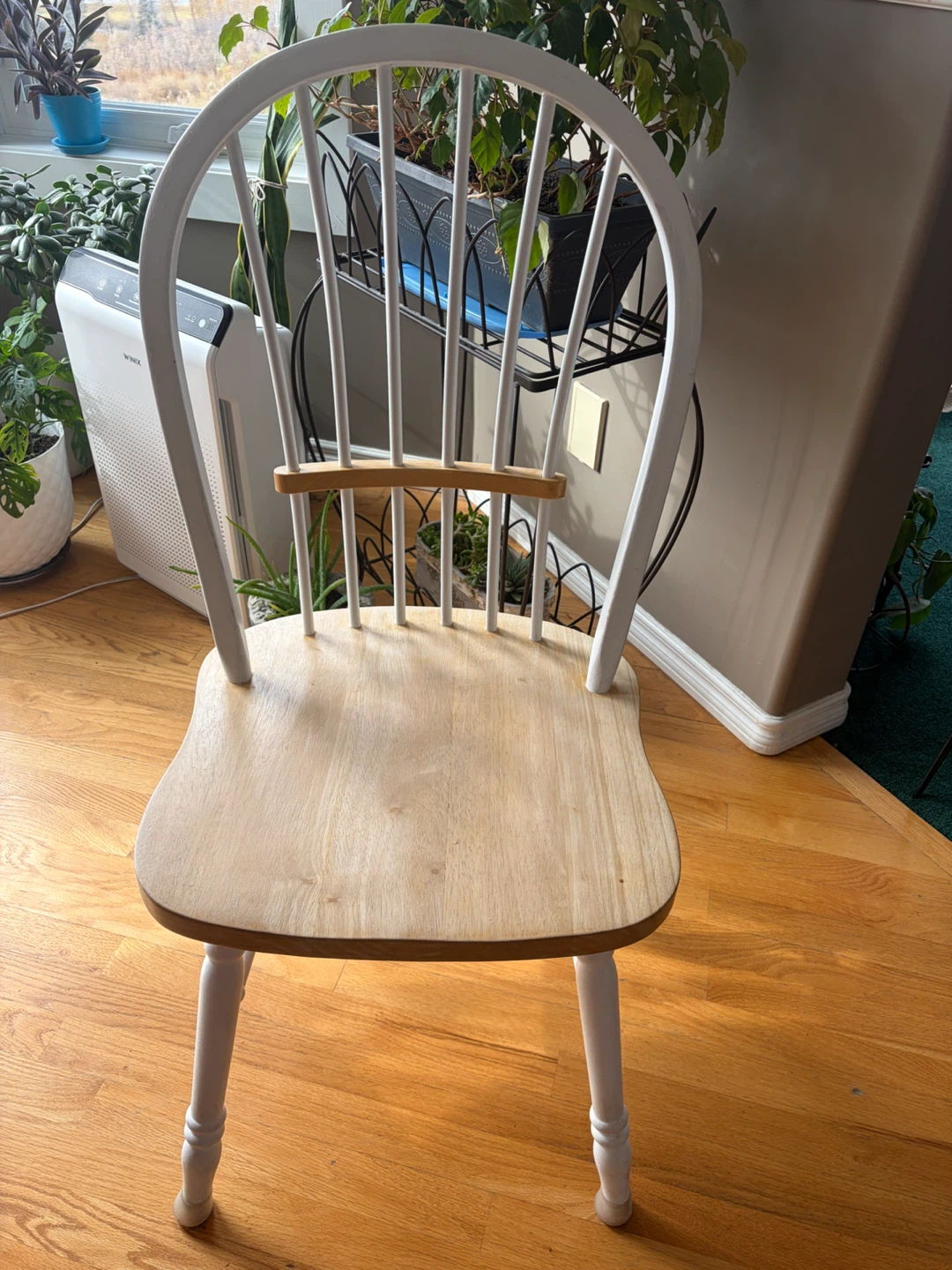 White Oval Dining Table with 4 Chairs - photo 2