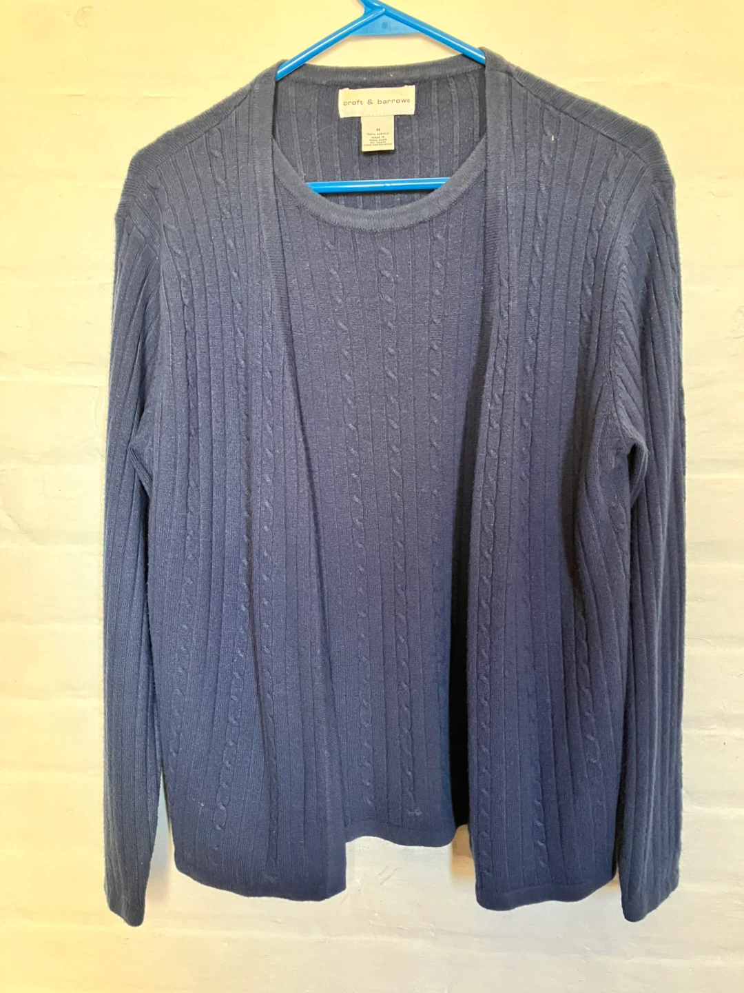 Croft & Barrow Blue Cardigan - Medium