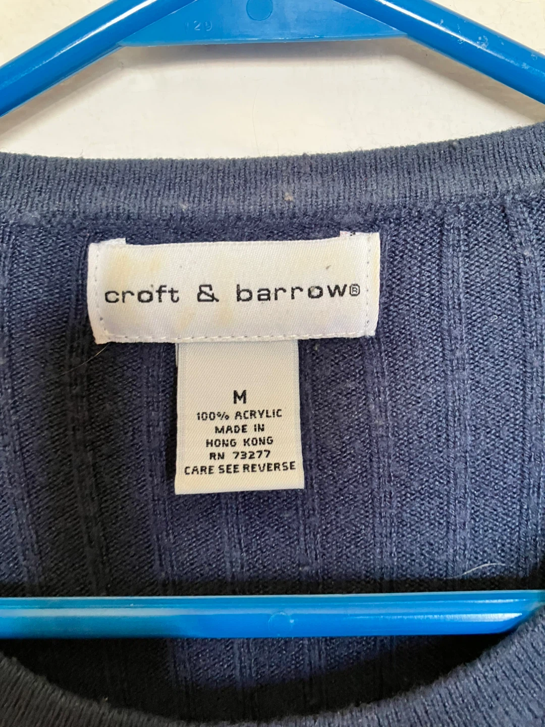 Croft & Barrow Blue Cardigan - Medium - photo 2