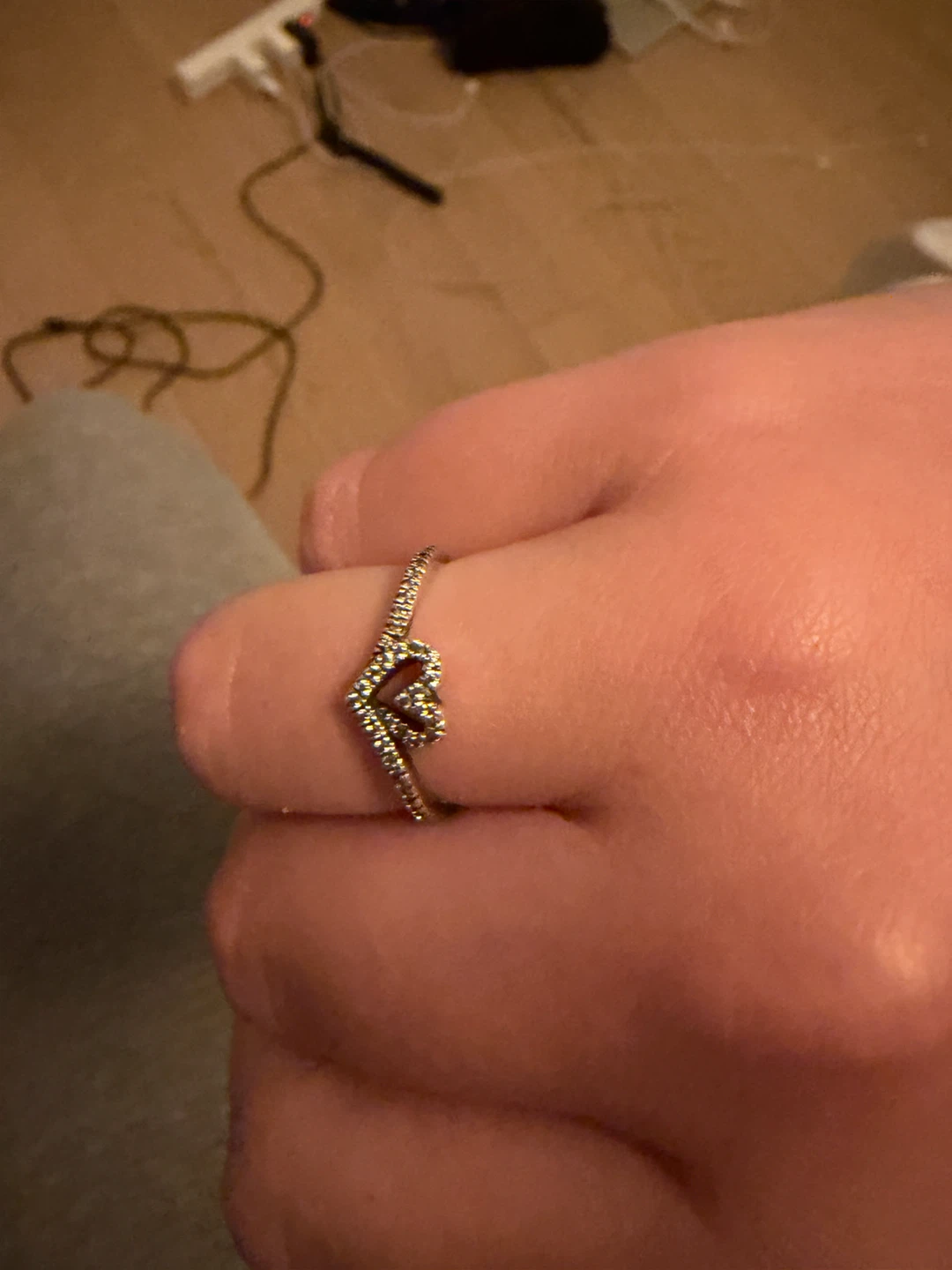 Pandora Heart Shaped Pave Ring - photo 2