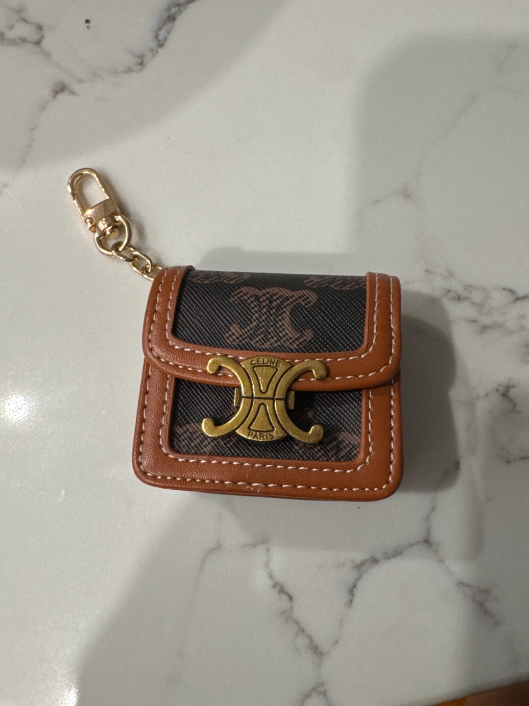 Celine Triomphe Canvas AirPods Case