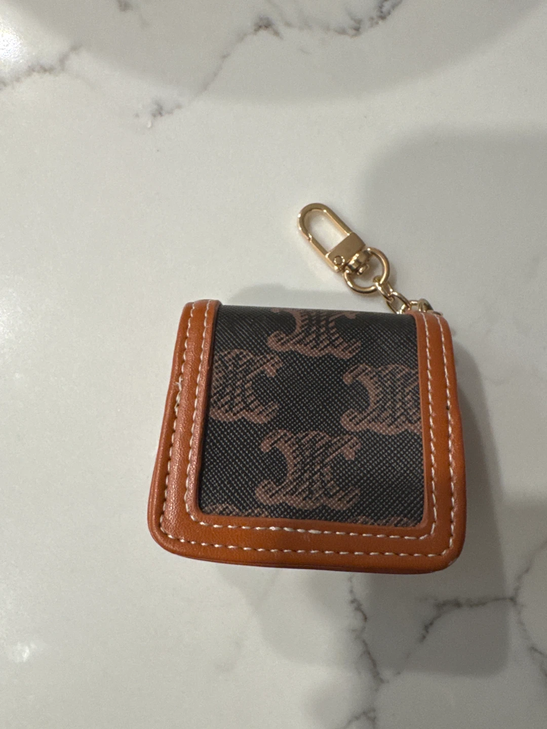 Celine Triomphe Canvas AirPods Case - photo 3