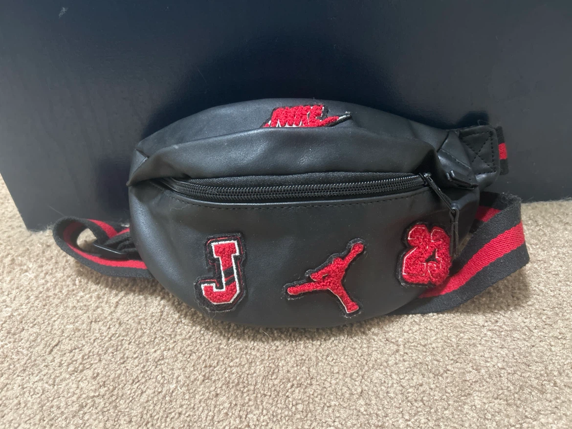 Nike Jordan Faux Leather Belt Bag