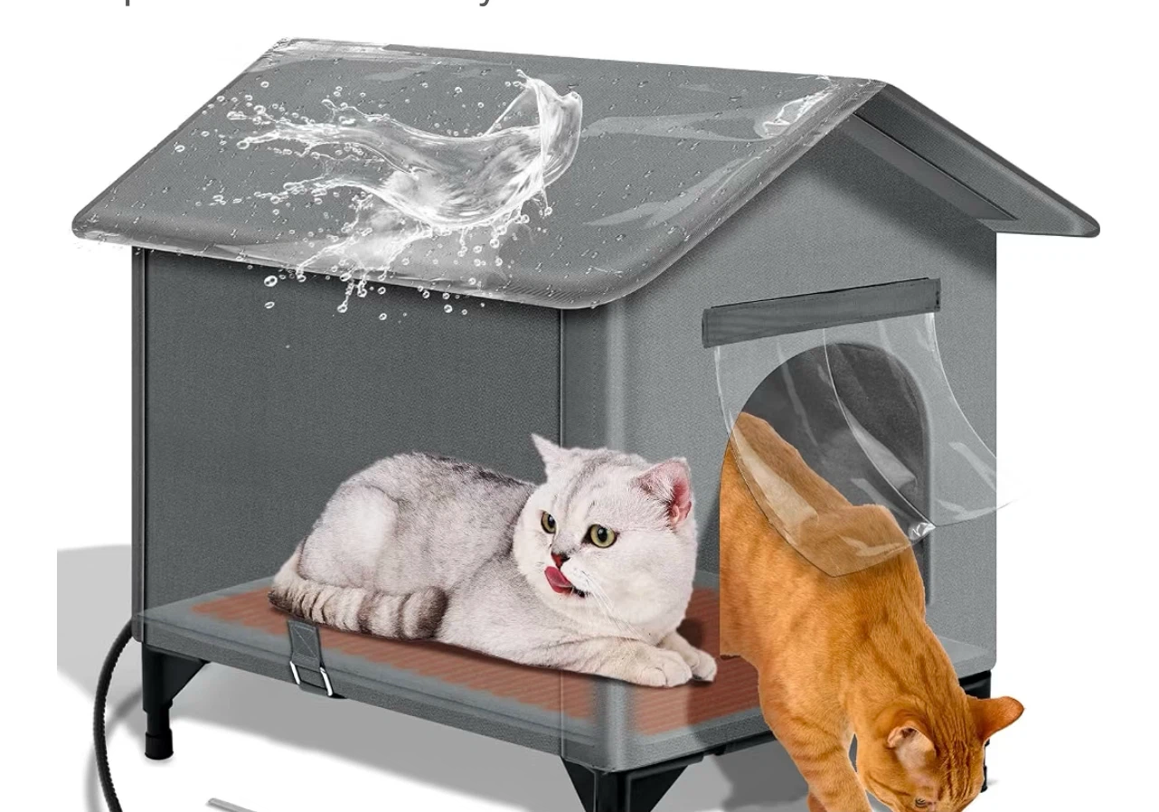 Heated Outdoor Cat House