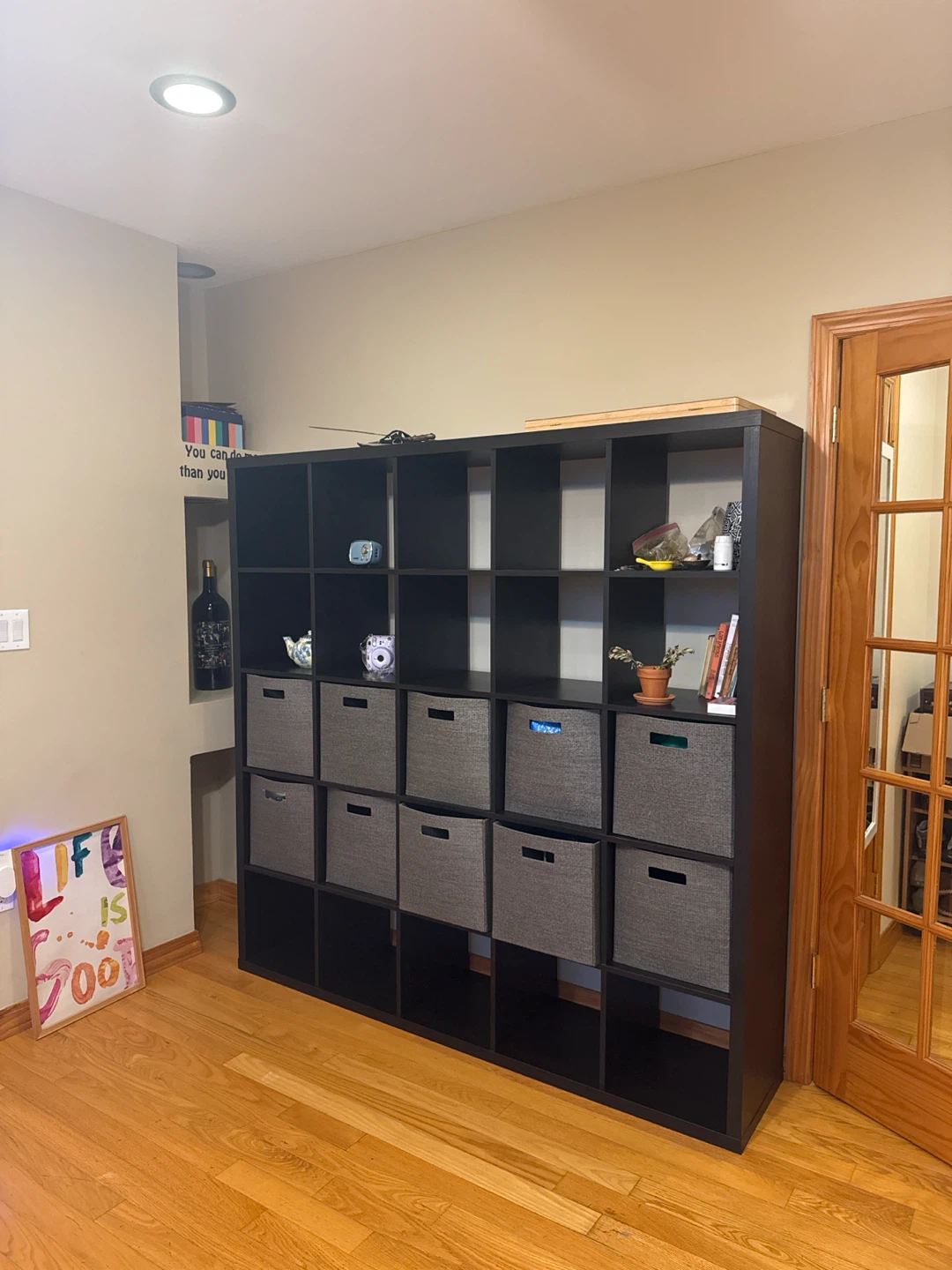 IKEA KALLAX Shelving Unit Black-brown