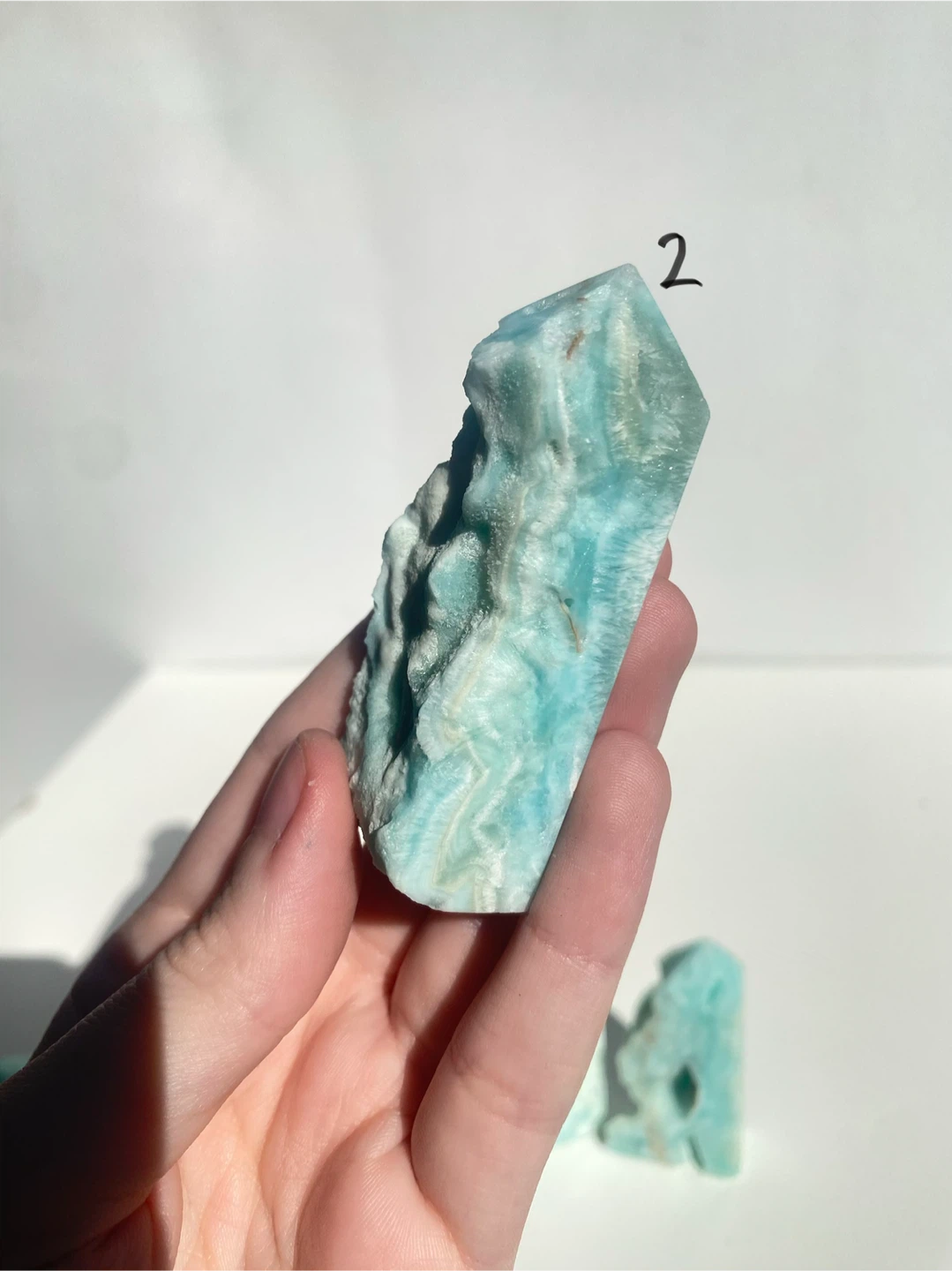 Hemimorphite Crystal Tower - photo 3